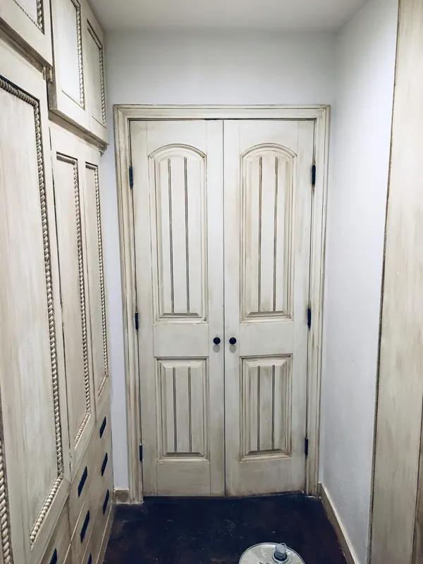 Arched double doors