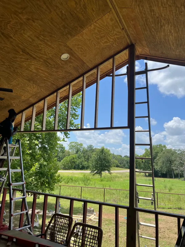 Covered Deck, framing