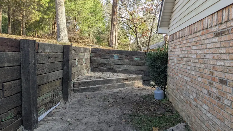 Steps through the wall