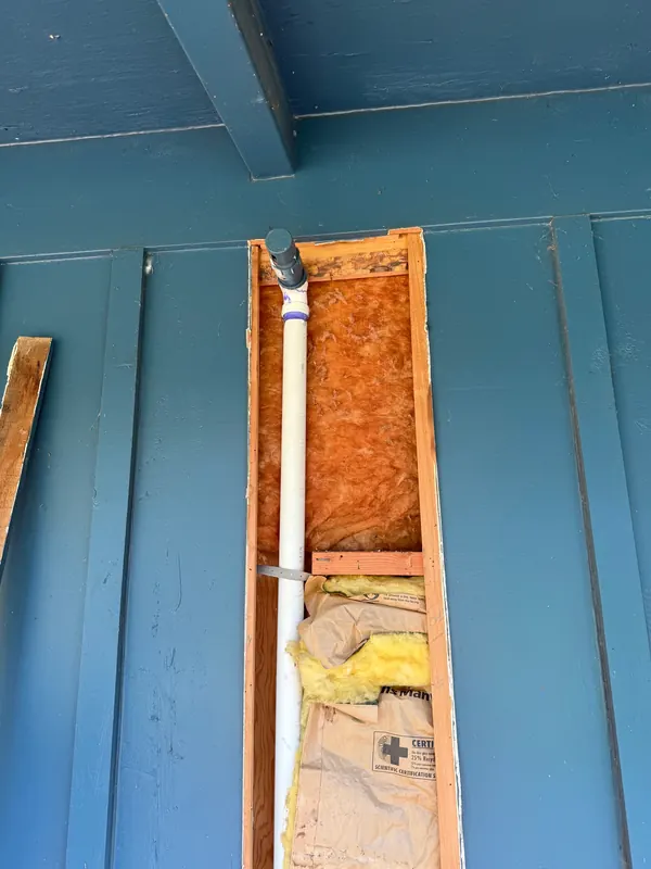 Wall opened